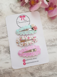 Floral Snapclip Set