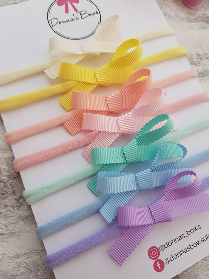 Hand-Tied Ribbon Bands