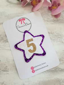 Star Birthday Badge