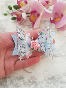 Transparent Bunny Bow