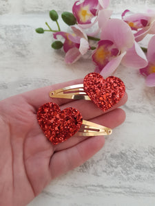 Heart Snap Clips