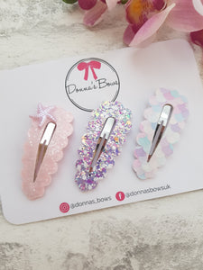 Mermaid Snap Clip Set