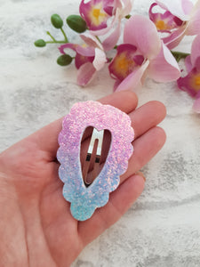 Rainbow Heart Clip