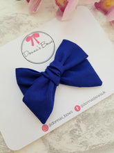 Load image into Gallery viewer, Royal Blue Cotton Bow
