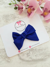 Load image into Gallery viewer, Royal Blue Cotton Bow
