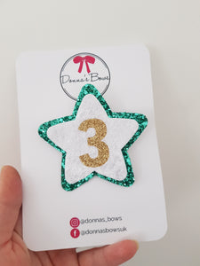 Star Birthday Badge