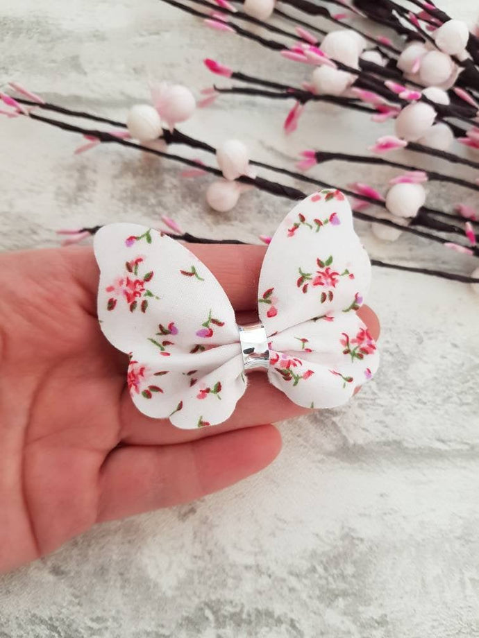 Floral Butterfly Bow