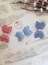 Load image into Gallery viewer, Gingham School Bows
