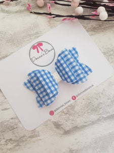 Gingham School Bows