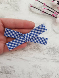 Hand-Tied Gingham Bows