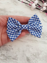 Load image into Gallery viewer, Gingham School Bows
