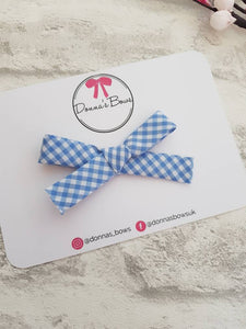 Hand-Tied Gingham Bows